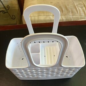 White Waterproof Bath Caddy-New